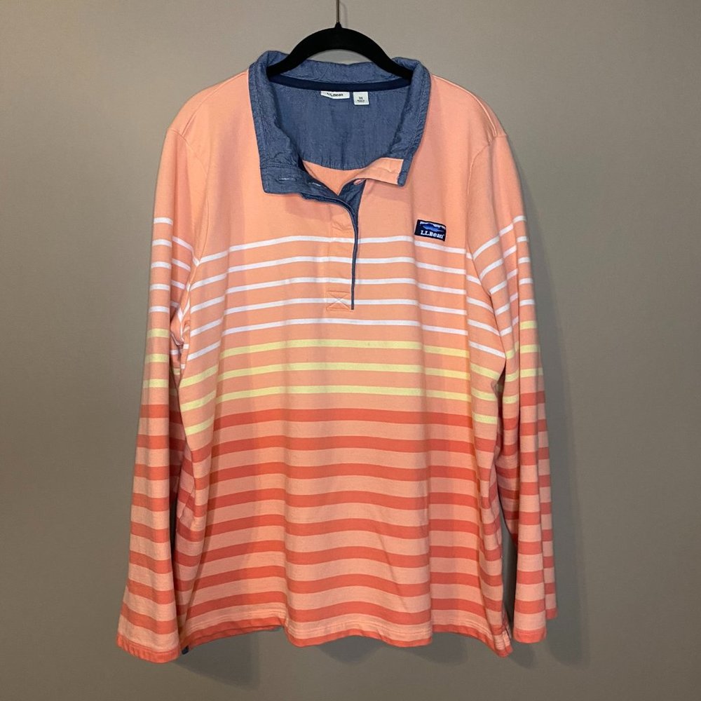 Peach Long Sleeve Rugby